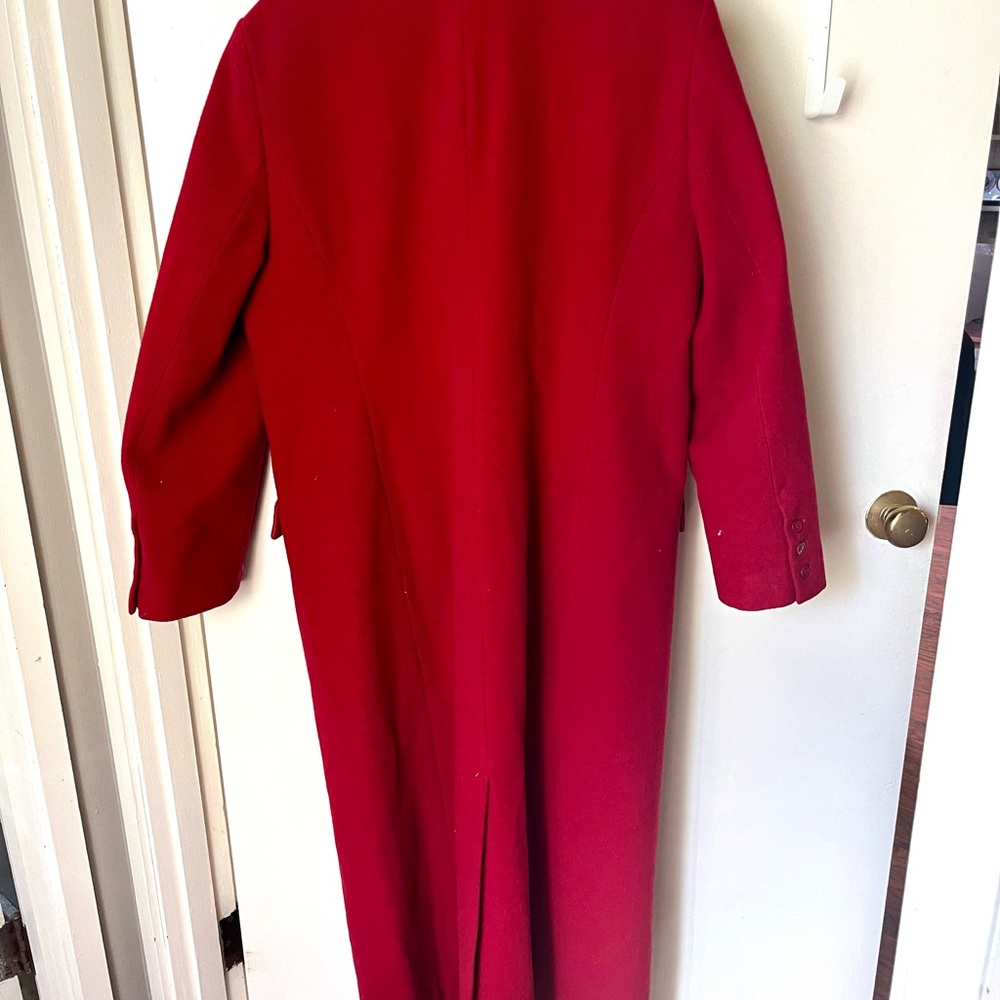 Wool trench coat